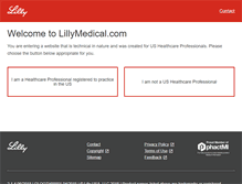 Tablet Screenshot of lillymedical.com